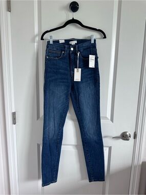 NWT Good American Good Legs Skinny Jeans 2/26 Indigo
